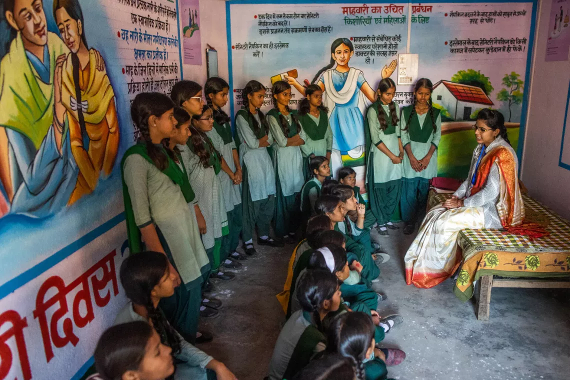 Helping girls deal with issues around menstruation 1 - Damini Gaur